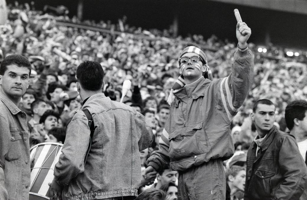 fk crvena zvezda izgubljen snimak glazgov rendzers 1991 rts nato bombardovanje