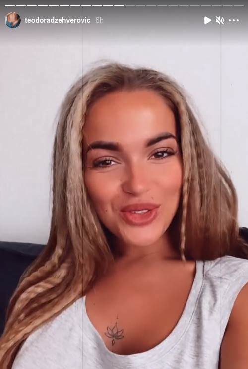 teodora dzehverovic nino celebic snimak iz kola instagram video