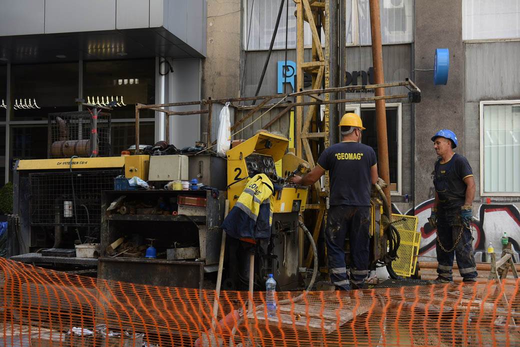metro beograd radovi sremska ulica fotografije