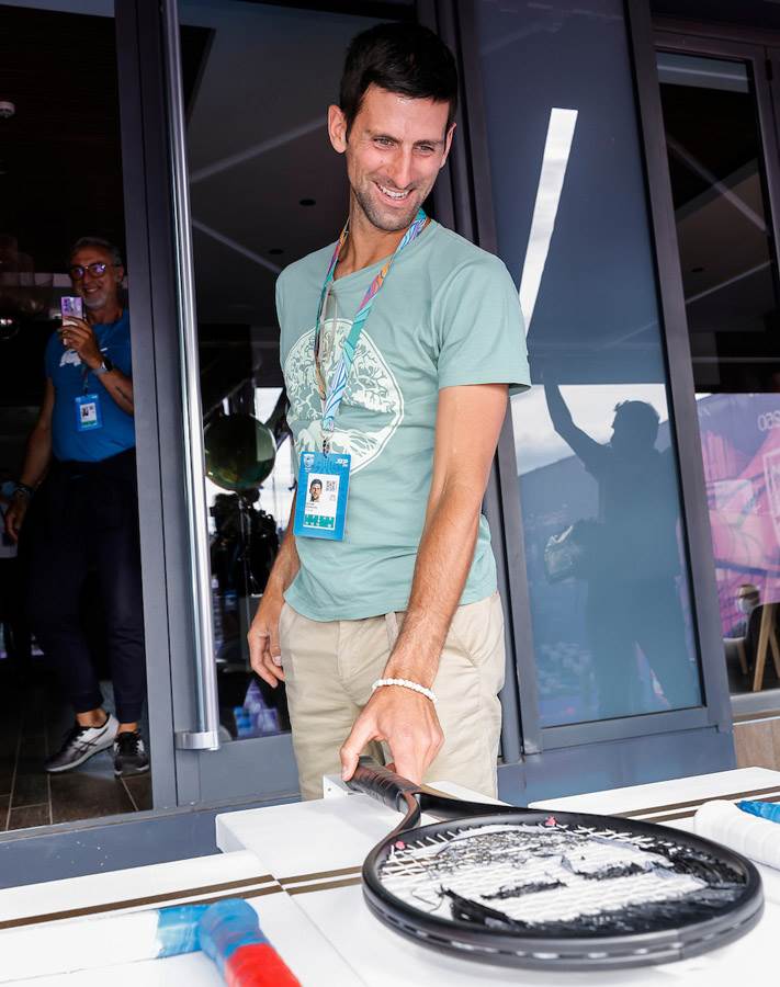 novak djokovic iznenadjenje rodjendan poklon torta beograd turnir