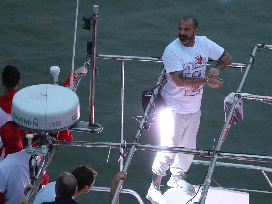 fk crvena zvezda proslava titule dejan stankovic bal na vodi foto galerija