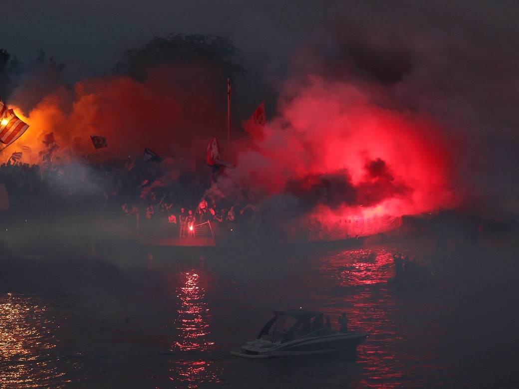 fk crvena zvezda proslava titule dejan stankovic bal na vodi foto galerija
