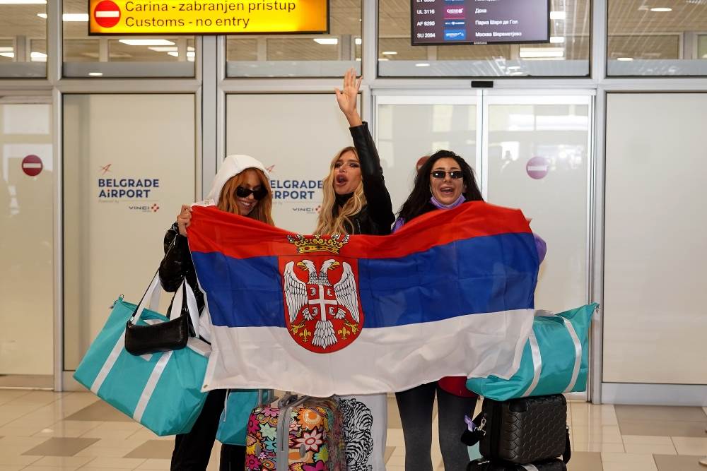 hurricane eurosong stigle u beograd marija serifovic