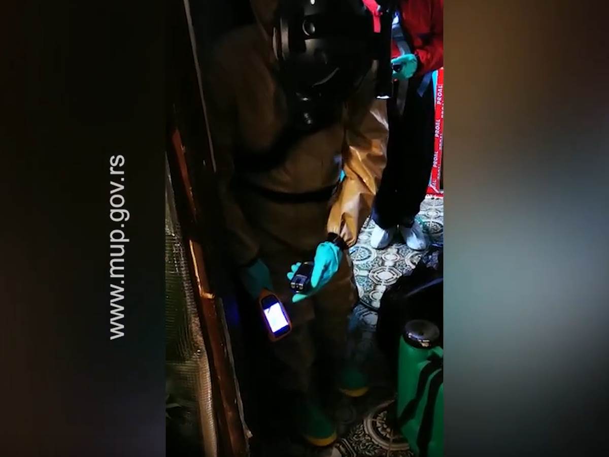 topola policija otkrila laboratoriju za uzgoj marihuane video snimak 